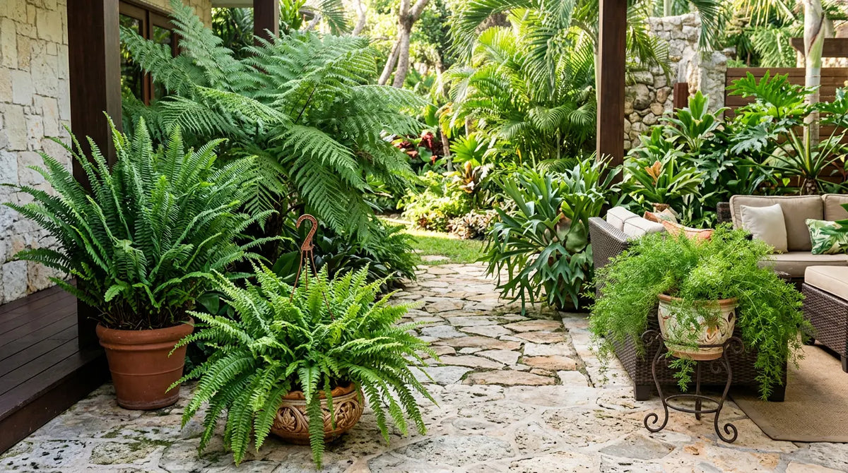 Best Ferns for Outdoors, Patios, and Landscapes