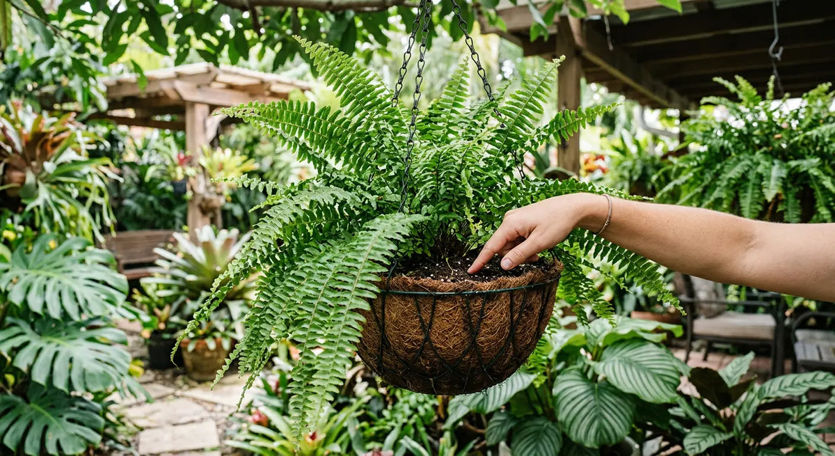 How Often to Water Hanging Fern Baskets