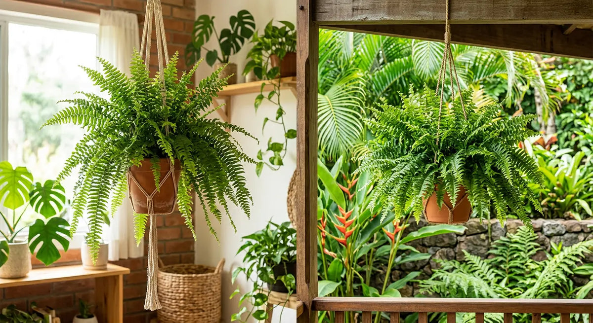 Indoor vs. Outdoor Hanging Ferns: Which Is Right for Your Home?