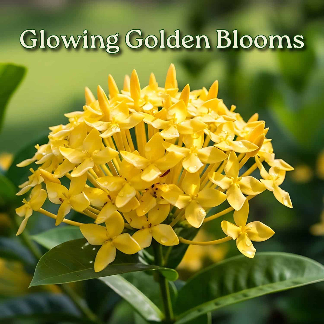 Yellow Ixora Maui Bush