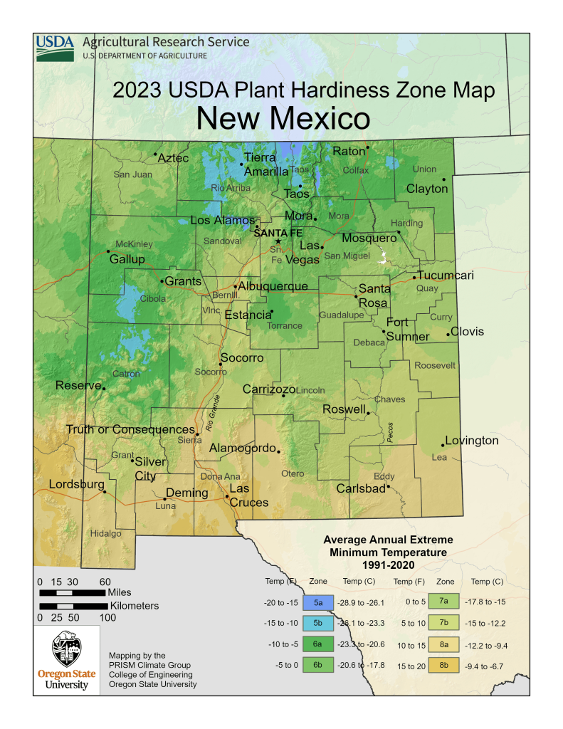 New Mexico Plant Zones